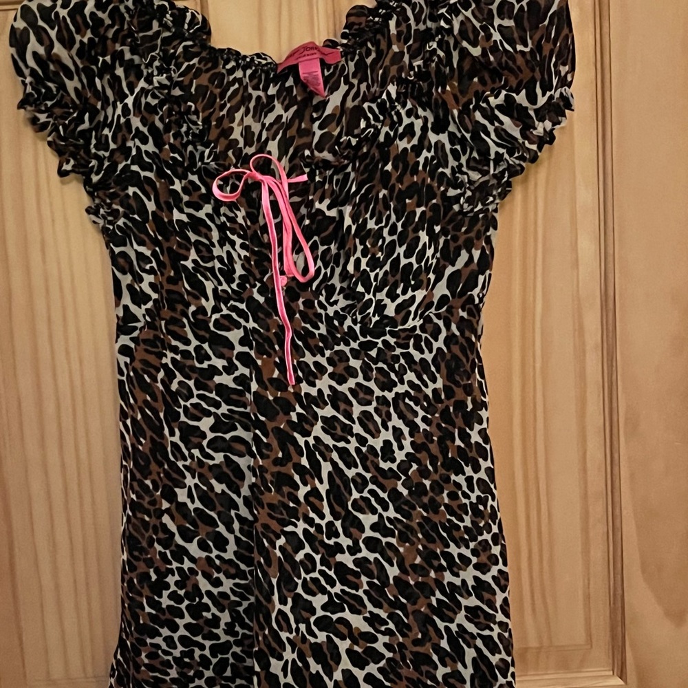 Betsey Johnson Animal Print Pajama Set